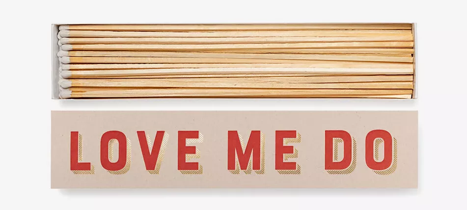 Allumettes Love me do Long