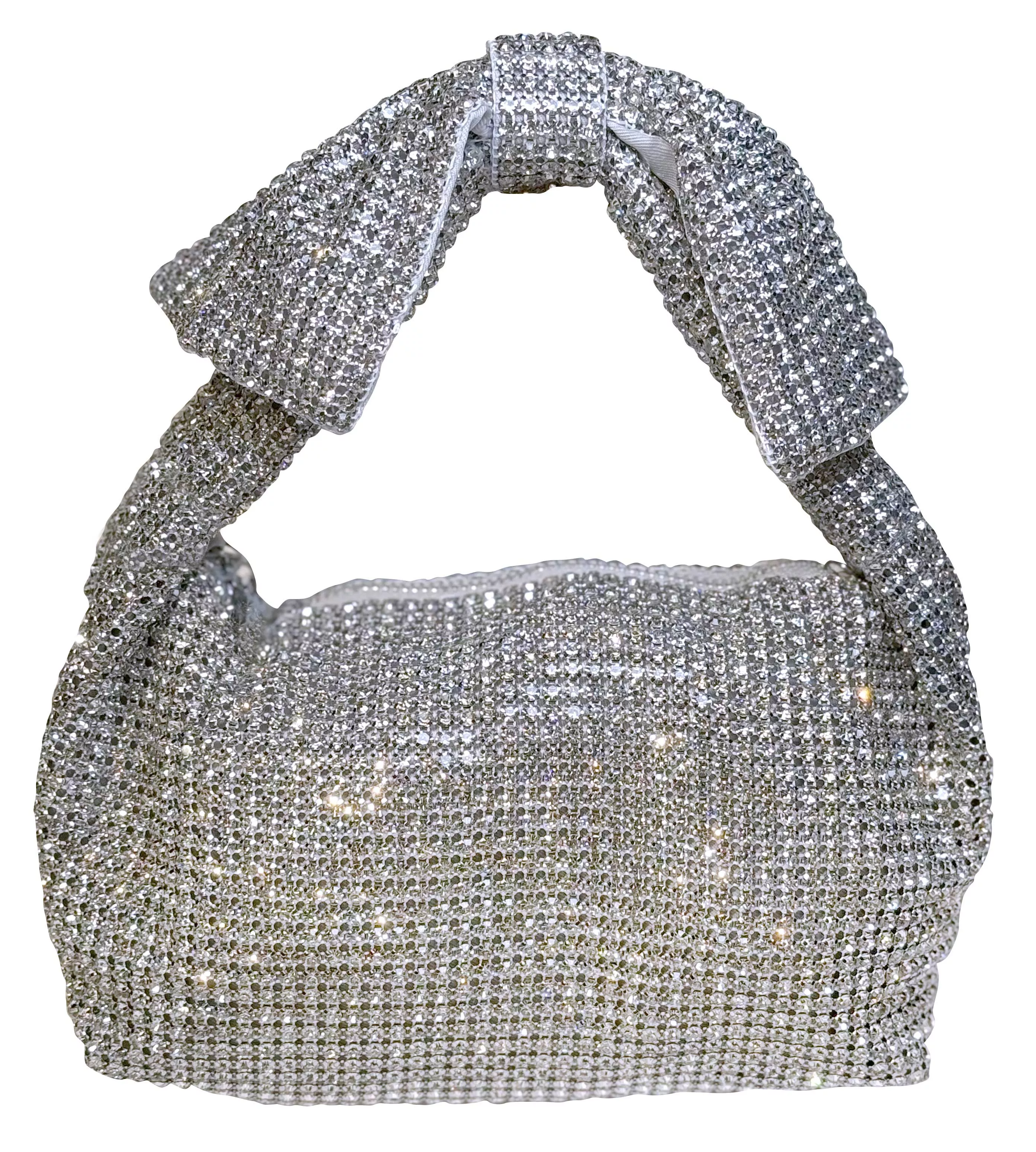 Sac Strass Papillon Silver
