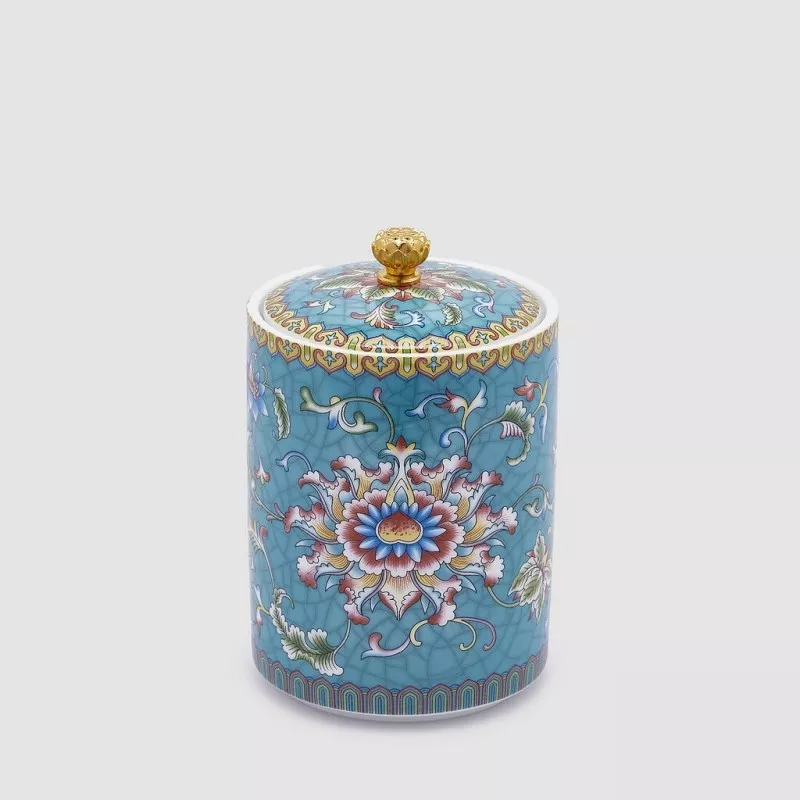 Bougie parfumée - Ming Bleu Ciel - 14 cm
