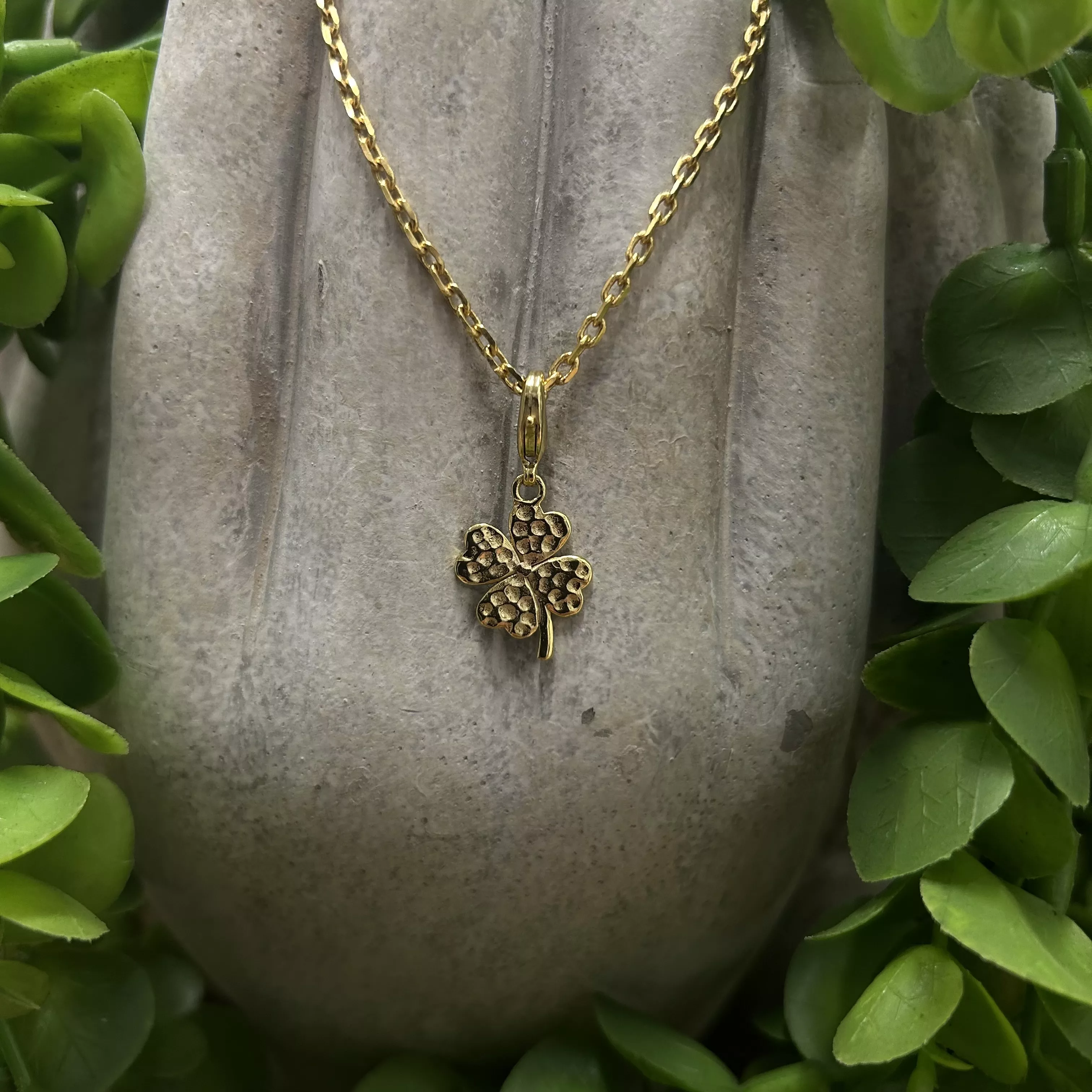 Pendentif Trèfle Or