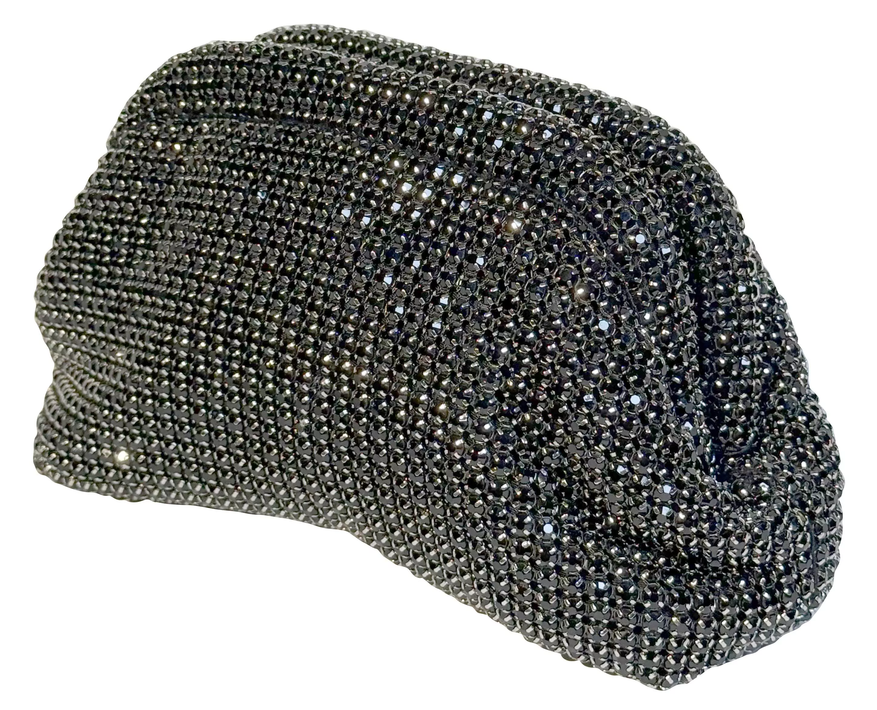 Sac en strass Clutch noir