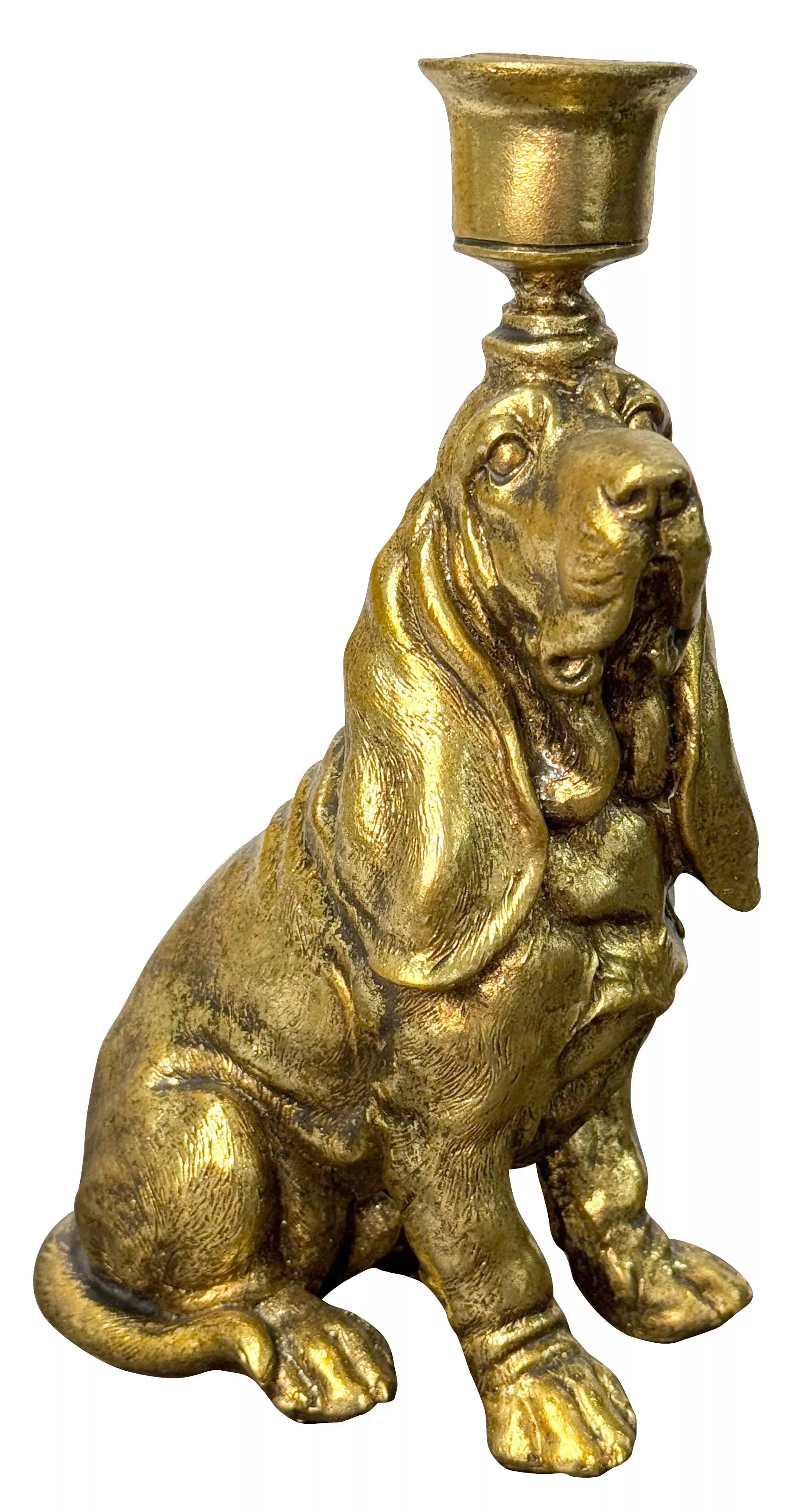 Bougeoir Chien Gold 24,2