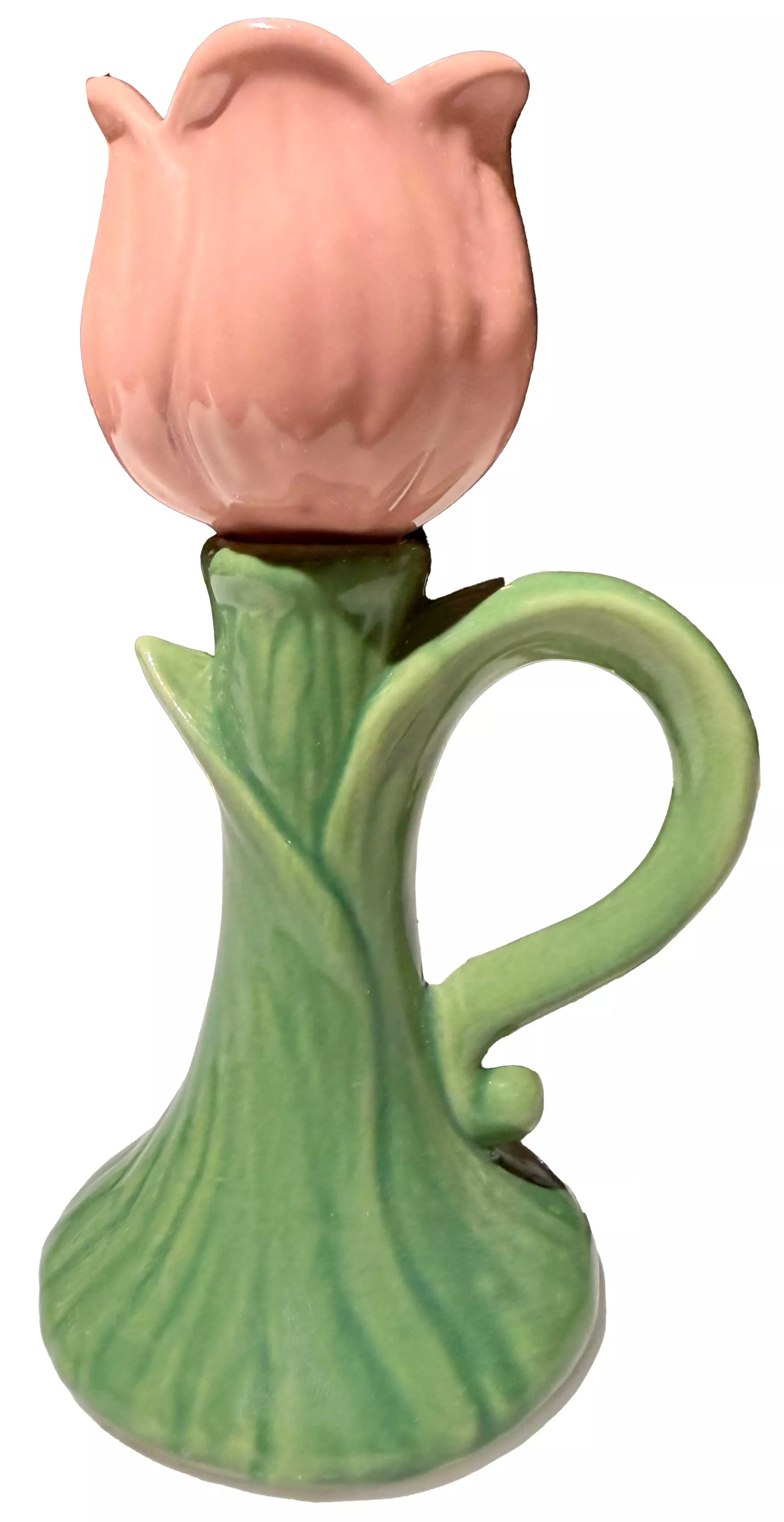 Tulip candle holder for candle
