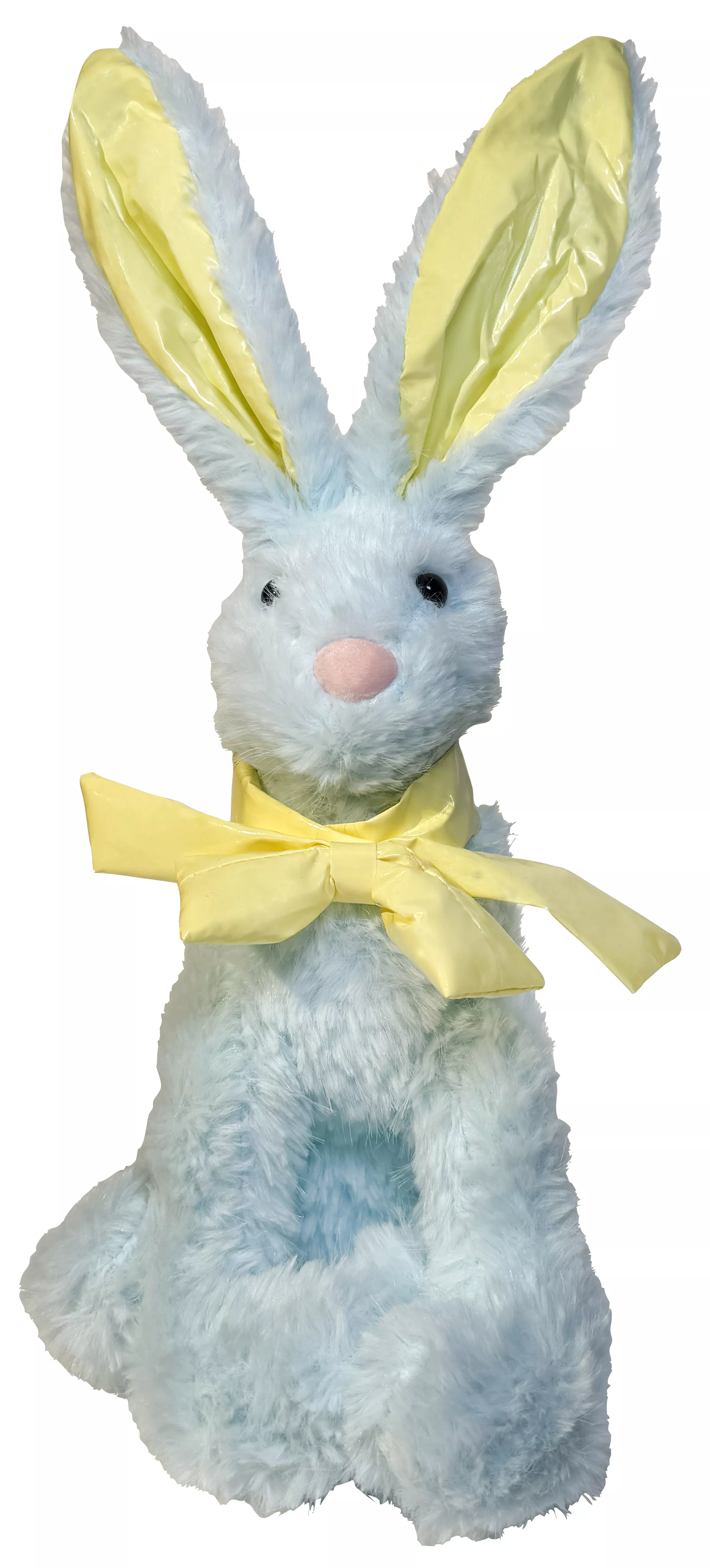 Lapin en peluche 36 cm -  bleu pastel
