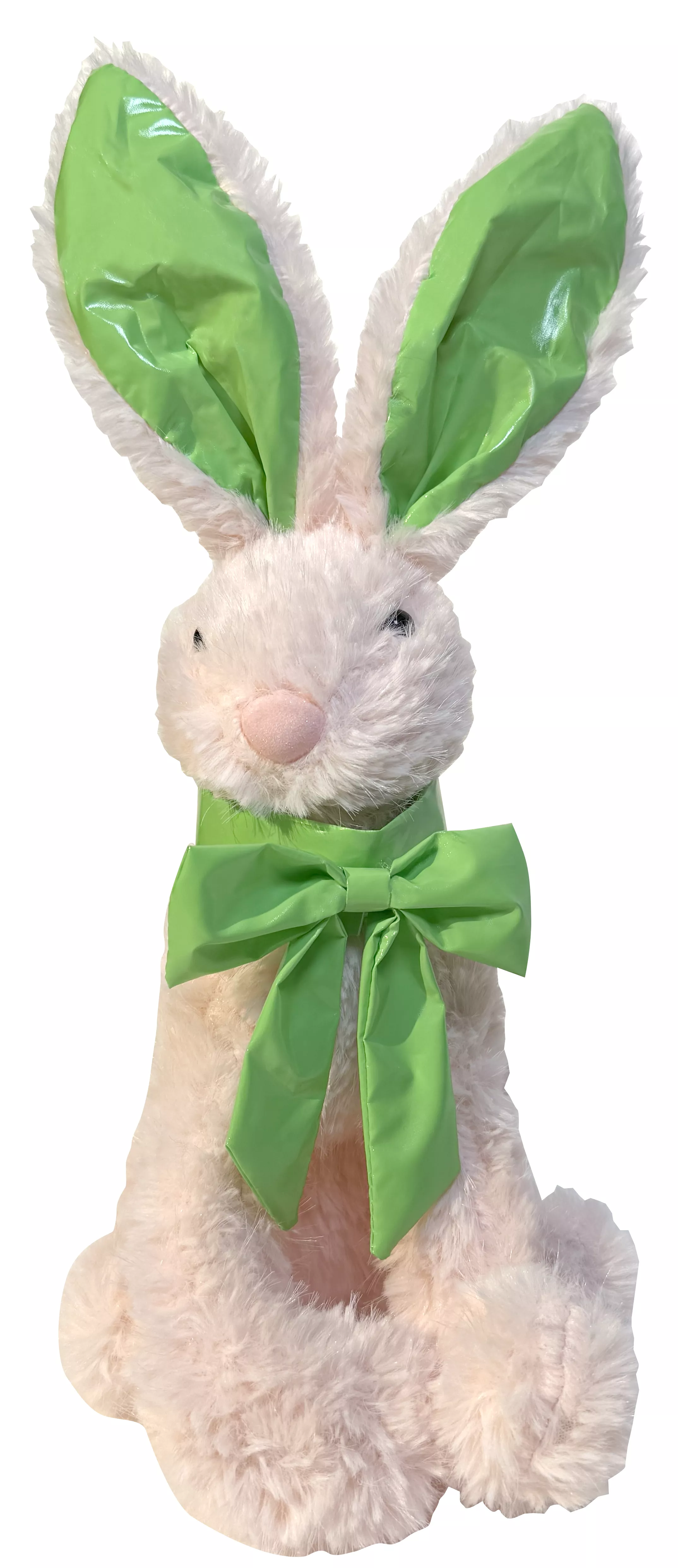 Lapin en peluche décoratif – 36 cm - Rose pastel