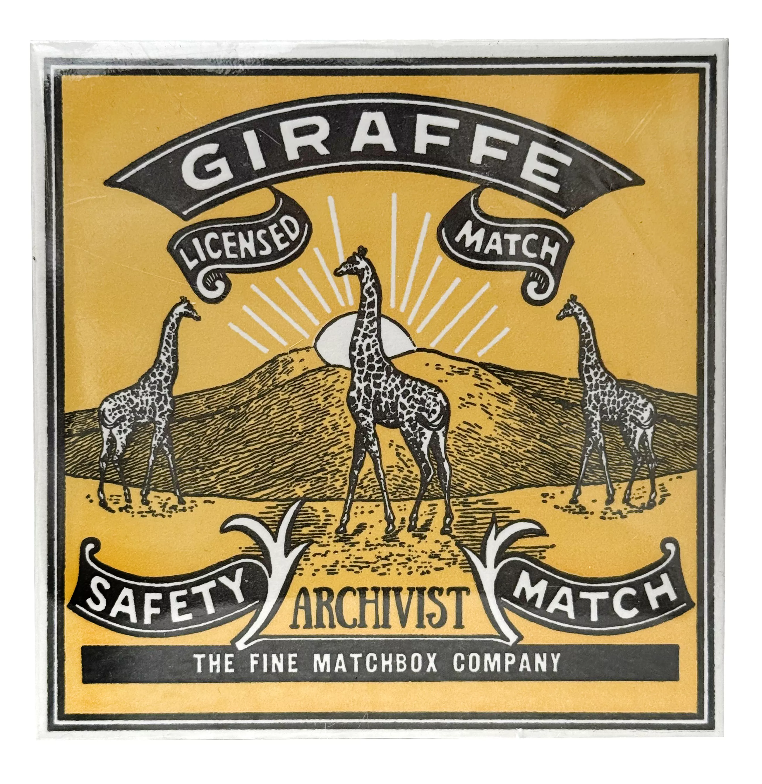 Boîte d'allumettes - Girafe