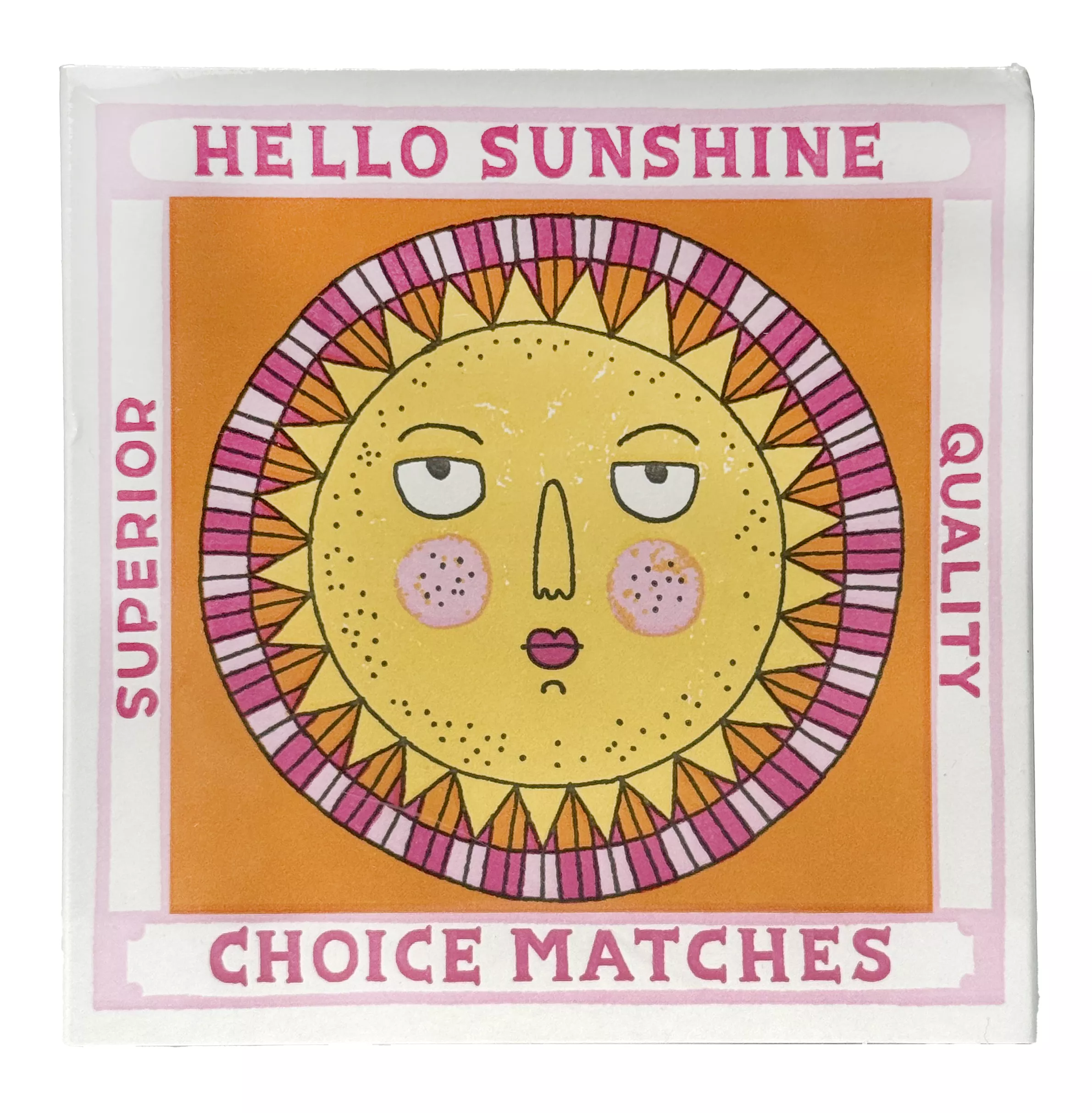 Boîte d'allumettes - Hello Sunshine